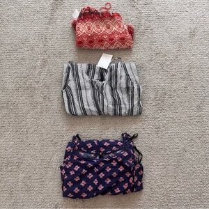 Bundle of 3 rompers XS